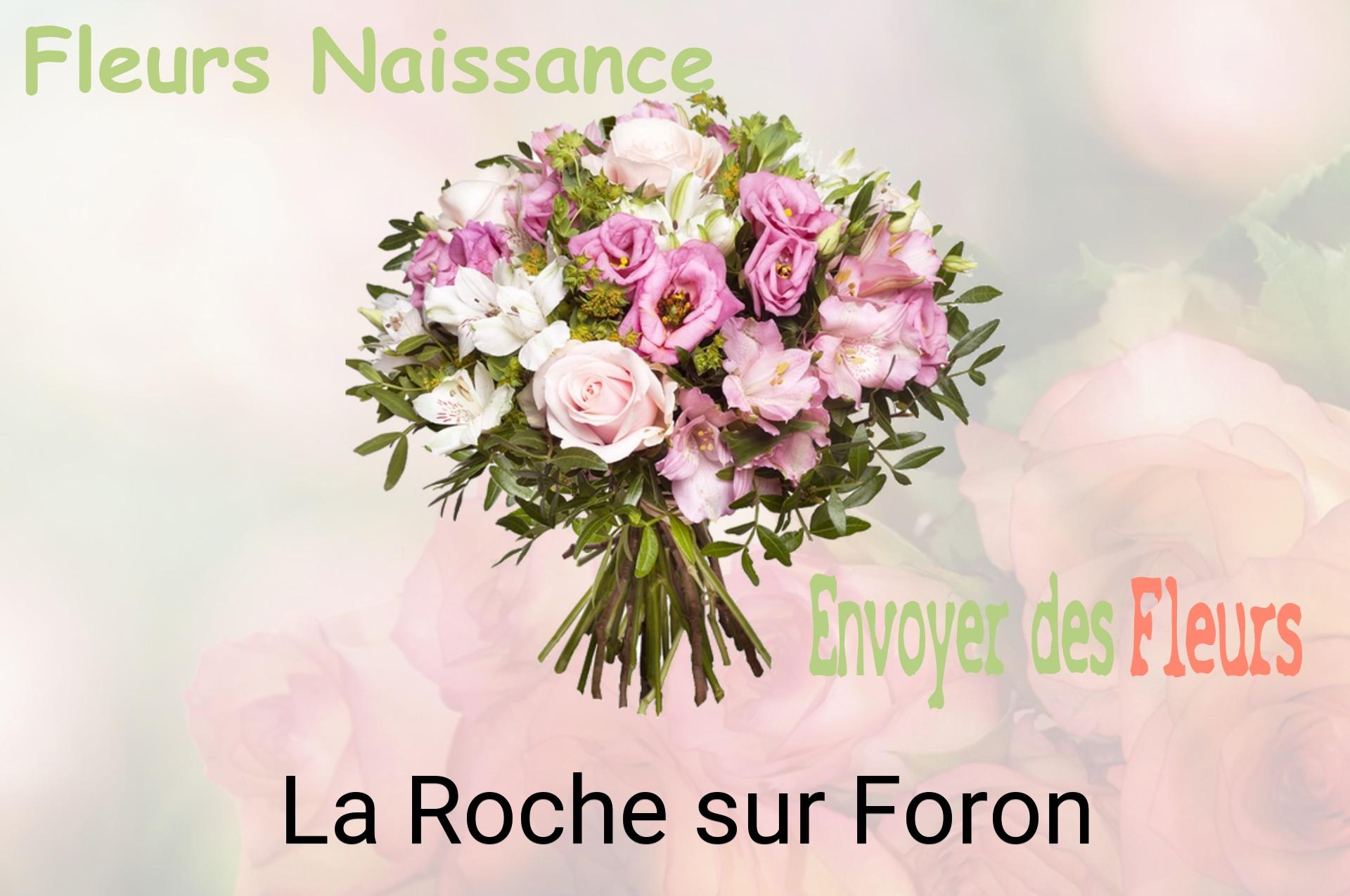 Bouquet de fleurs de naissance livré à La Roche-sur-Foron